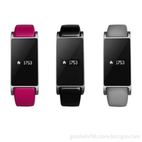 Sport wristband, tracks daily activity and sleep quality, supports IOS and Android 4.3